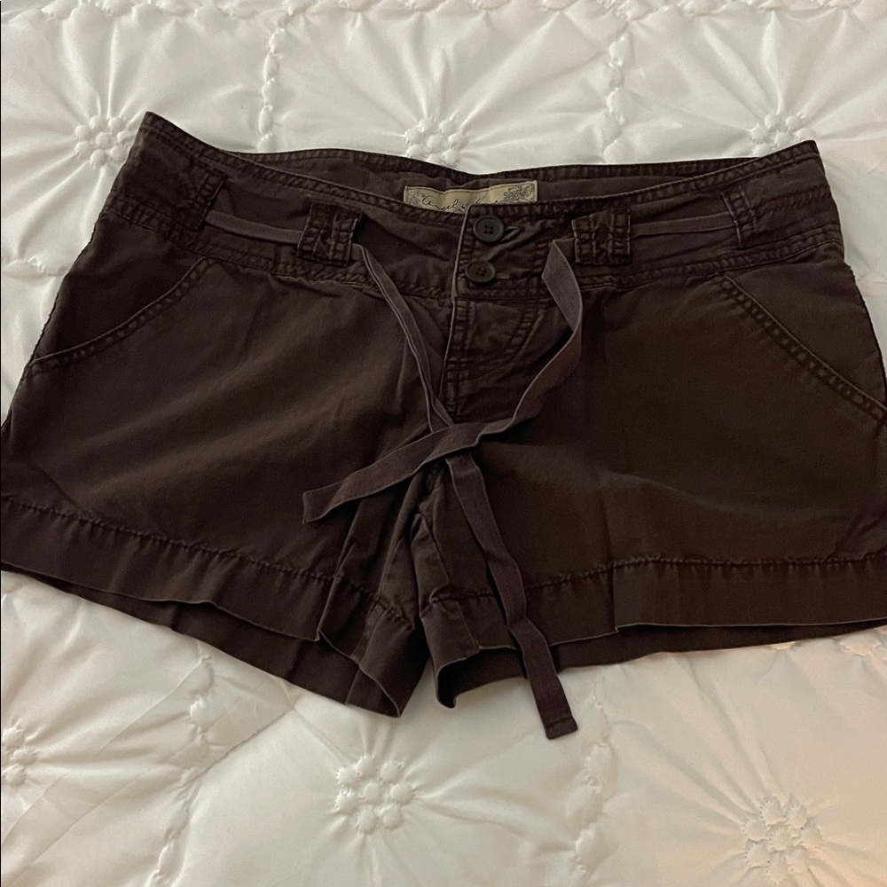 Angel Kiss Dark Brown Women's Cargo Shorts